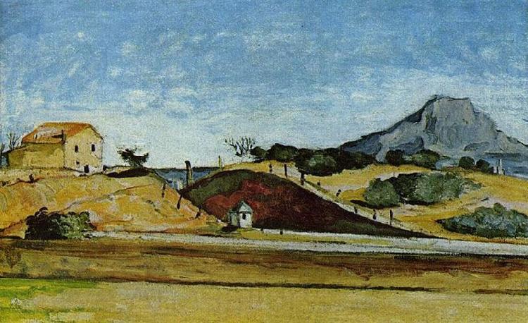 Paul Cezanne Der Bahndurchstich Spain oil painting art